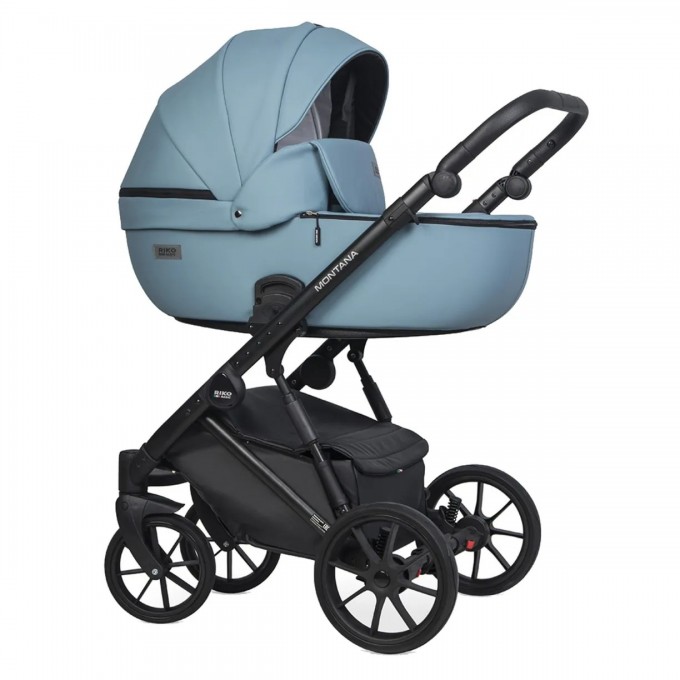 Коляска 2 В 1 RIKO BASIC MONTANA ECCO 16 Blue (голубой) 5907729453115 Коляска 2 В 1 RIKO BASIC MONTANA ECCO 16 Blue (голубой) 5907729453115