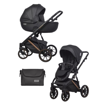 Коляска 2 в 1 RIKO BASIC MONTANA PREMIUM COPPER 12 Black Коляска 2 в 1 RIKO BASIC MONTANA PREMIUM COPPER 12 Black
