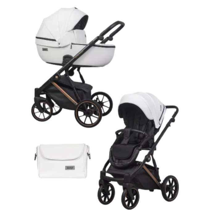 Коляска RIKO BASIC MONTANA PREMIUM COPPER 11 2 в 1 White 5907729454105 Коляска RIKO BASIC MONTANA PREMIUM COPPER 11 2 в 1 White 5907729454105