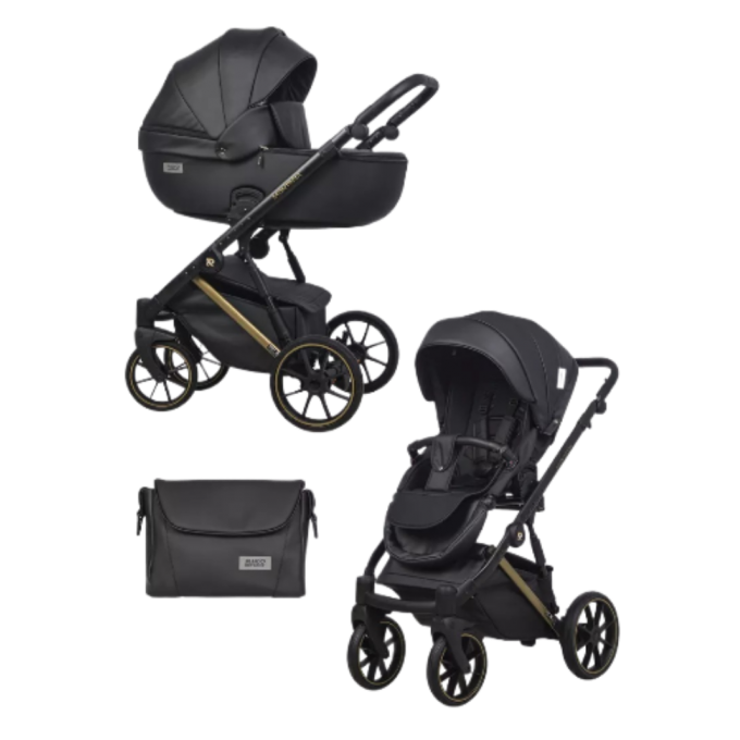 Коляска RIKO BASIC MONTANA PREMIUM GOLD 02 2 в 1 черный 5907729454099 Коляска RIKO BASIC MONTANA PREMIUM GOLD 02 2 в 1 черный 5907729454099