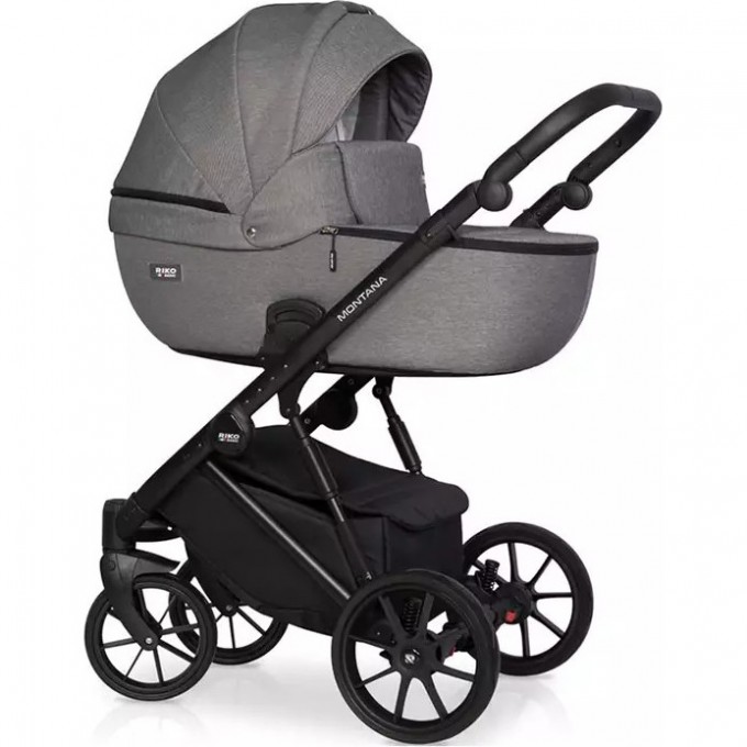 Коляска 2 В 1 RIKO BASIC MONTANA 04 графит 5907729451609 Коляска 2 В 1 RIKO BASIC MONTANA 04 графит 5907729451609