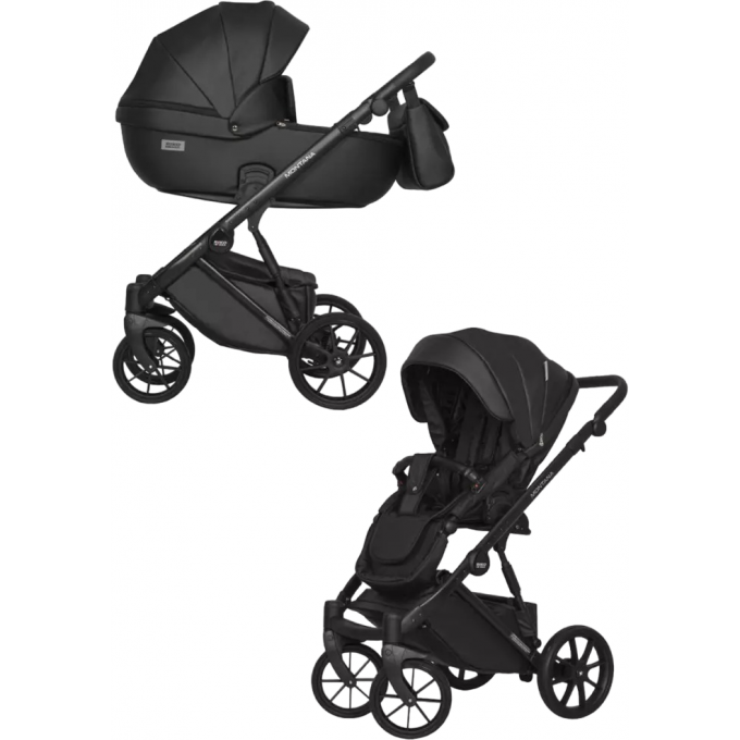 Коляска 2 В 1 RIKO BASIC MONTANA ECCO 12 Black (черный) 5907729451906 Коляска 2 В 1 RIKO BASIC MONTANA ECCO 12 Black (черный) 5907729451906