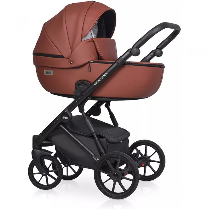 Коляска 2 В 1 RIKO BASIC MONTANA ECCO 17 Maroon (темно-бордовый) 5907729453122 Коляска 2 В 1 RIKO BASIC MONTANA ECCO 17 Maroon (темно-бордовый) 5907729453122