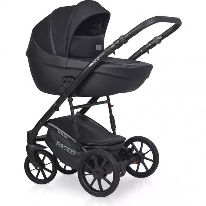 Коляска 2 в 1 RIKO BASIC PACCO 09 Black (черный) 5907729453085 Коляска 2 в 1 RIKO BASIC PACCO 09 Black (черный) 5907729453085