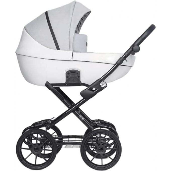 Коляска 2 В 1 RIKO BASIC PACCO CLASSIC 05 Grey Fox (серый-белый) 5907729453047 Коляска 2 В 1 RIKO BASIC PACCO CLASSIC 05 Grey Fox (серый-белый) 5907729453047