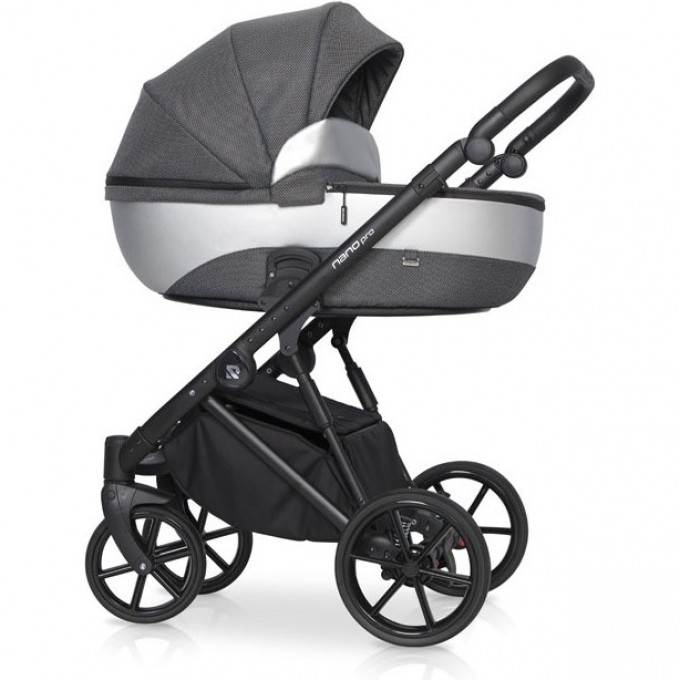 Коляска 2 в 1 RIKO NANO PRO 02 Onyx (темно-серый) 5907729450718 Коляска 2 в 1 RIKO NANO PRO 02 Onyx (темно-серый) 5907729450718