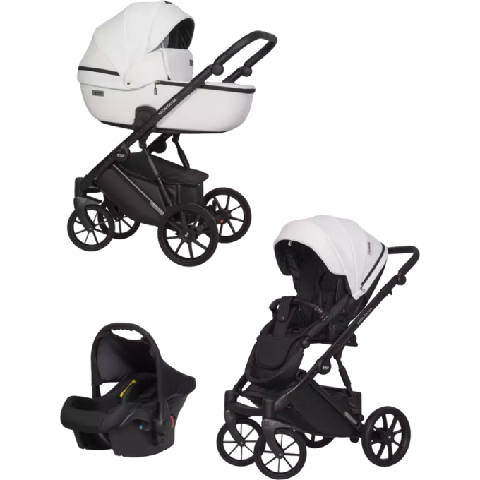 Коляска 3 В 1 RIKO BASIC MONTANA ECCO 11 White (белый) 5907729452019 Коляска 3 В 1 RIKO BASIC MONTANA ECCO 11 White (белый) 5907729452019